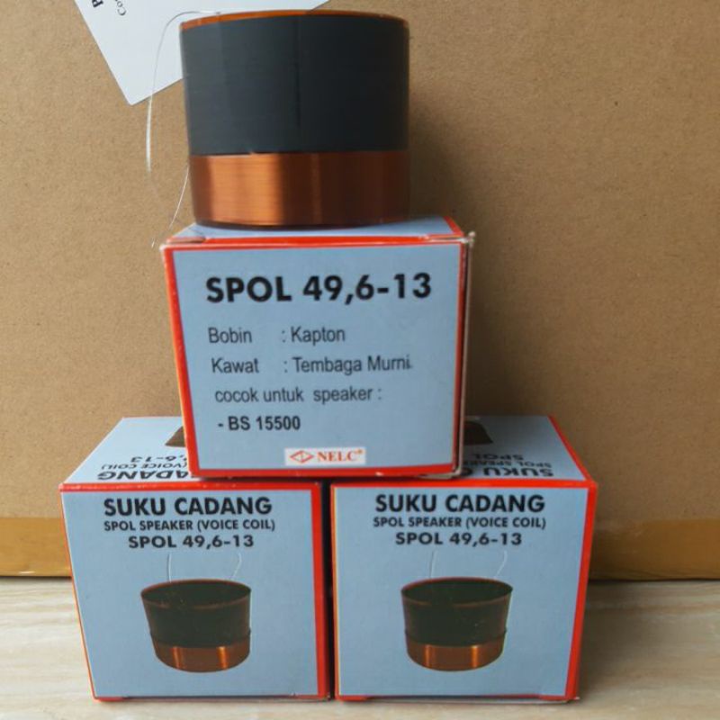 SPUL SPEAKER 15500 BS VOICE COIL SPOL NELC