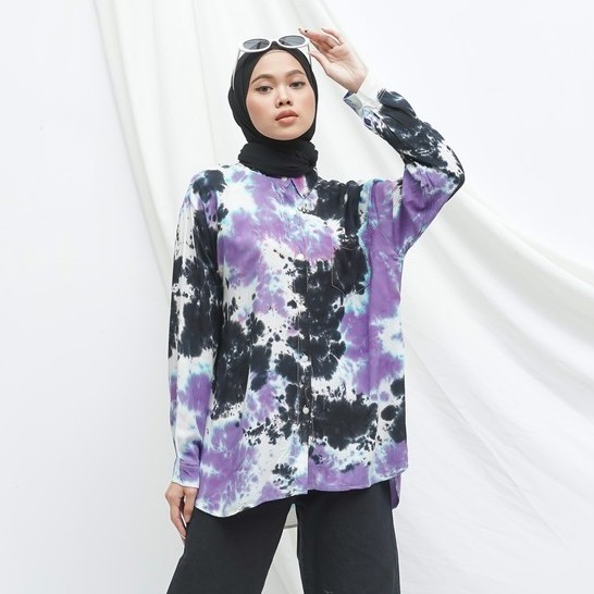 KEMEJA TIE DYE KURDIJAN KATUN PREMIUM B147