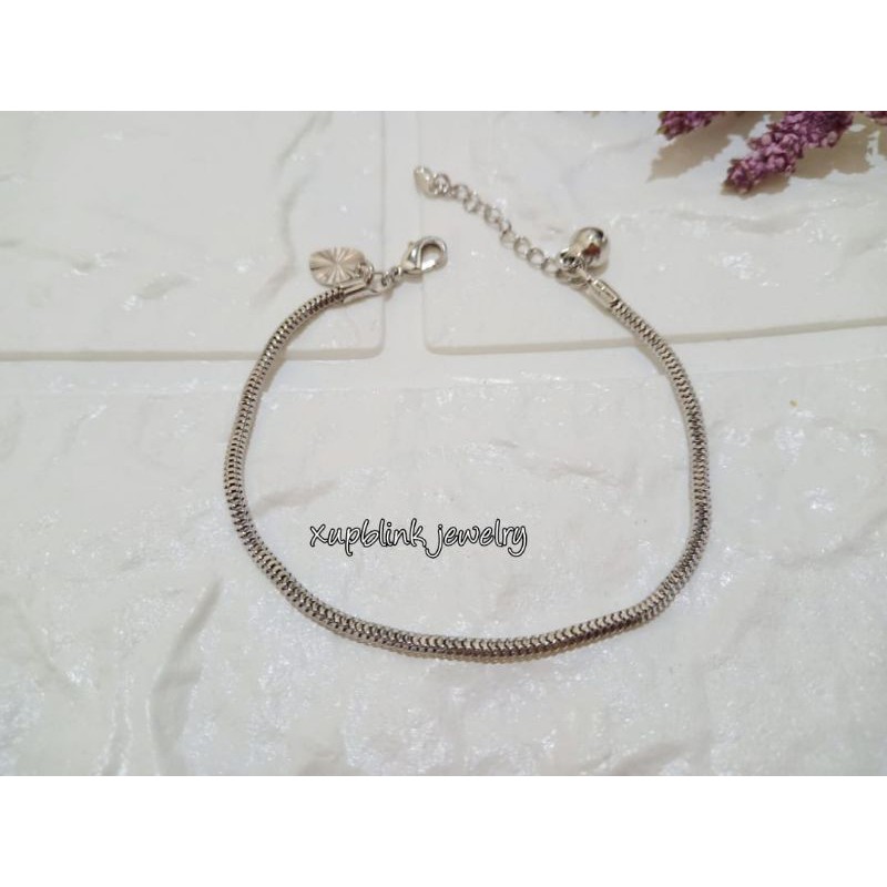 GELANG TANGAN MODEL SIMPLE DAN ELEGANT GELANG TANGAN MILANO WANITA LAPIS EMAS