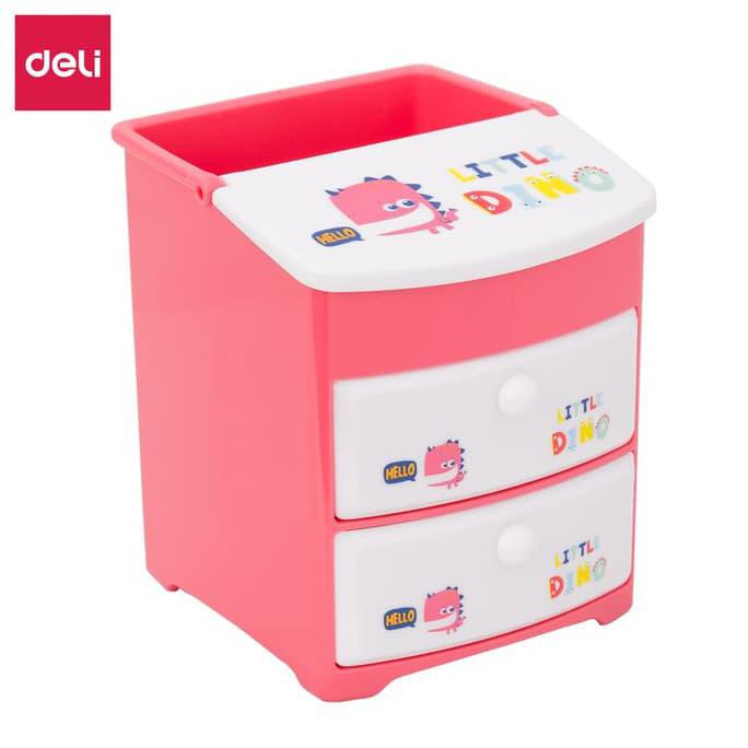 

Deli E9136 School Pen Holder/Tempat Pulpen-Dino School Pen Holder - Merah Muda TERLARIS