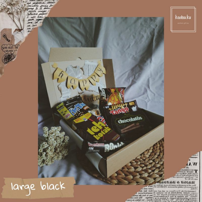 

SNACK BOX MURAH/GIFT BOX/BIRTHDAY/ANNIVERSARY/GRADUATION (PAKET LARGE)