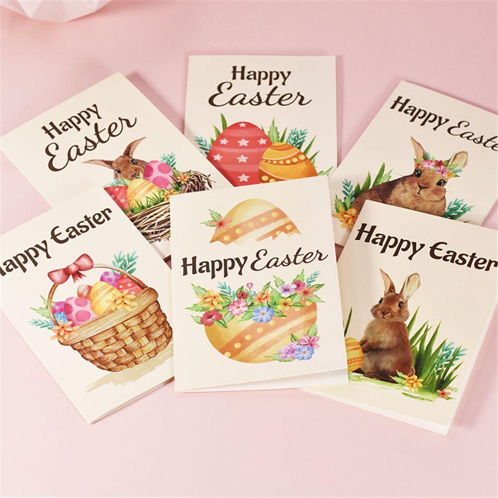 Solighter Easter Cards Kit 24pack Perlengkapan Paskah Spring Note Card Dengan Amplop