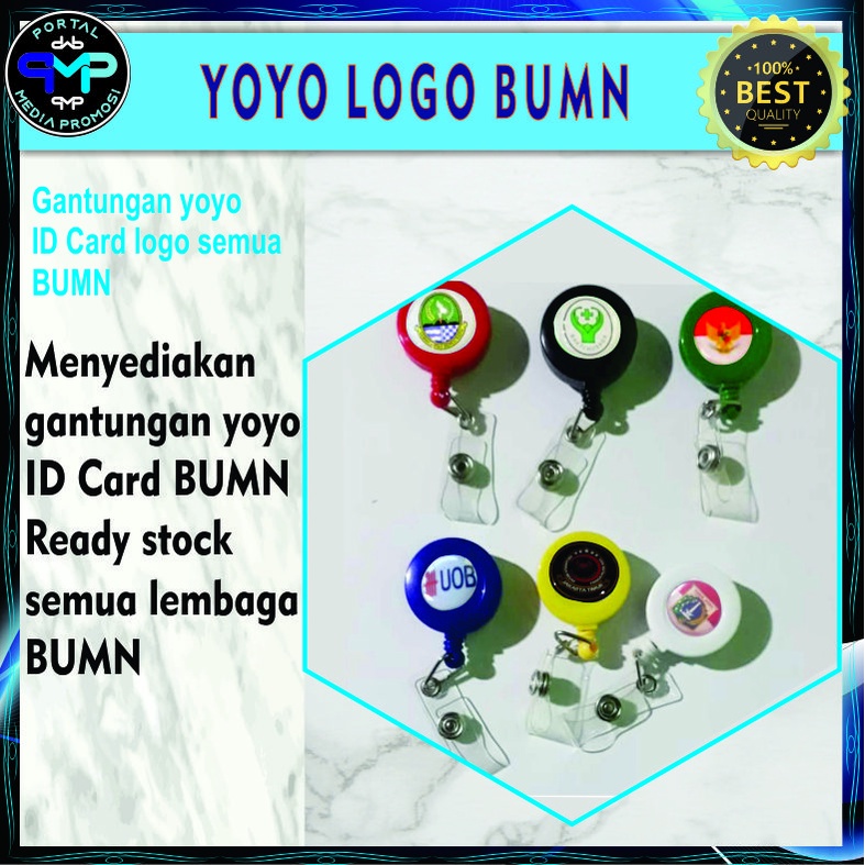 Paket lengkap Penunjang ID Card yoyo logo BUMN