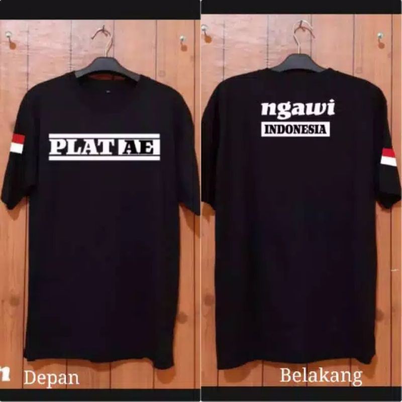 Kaos Plat AE Ngawi size S-XXL ( Bisa Cod )