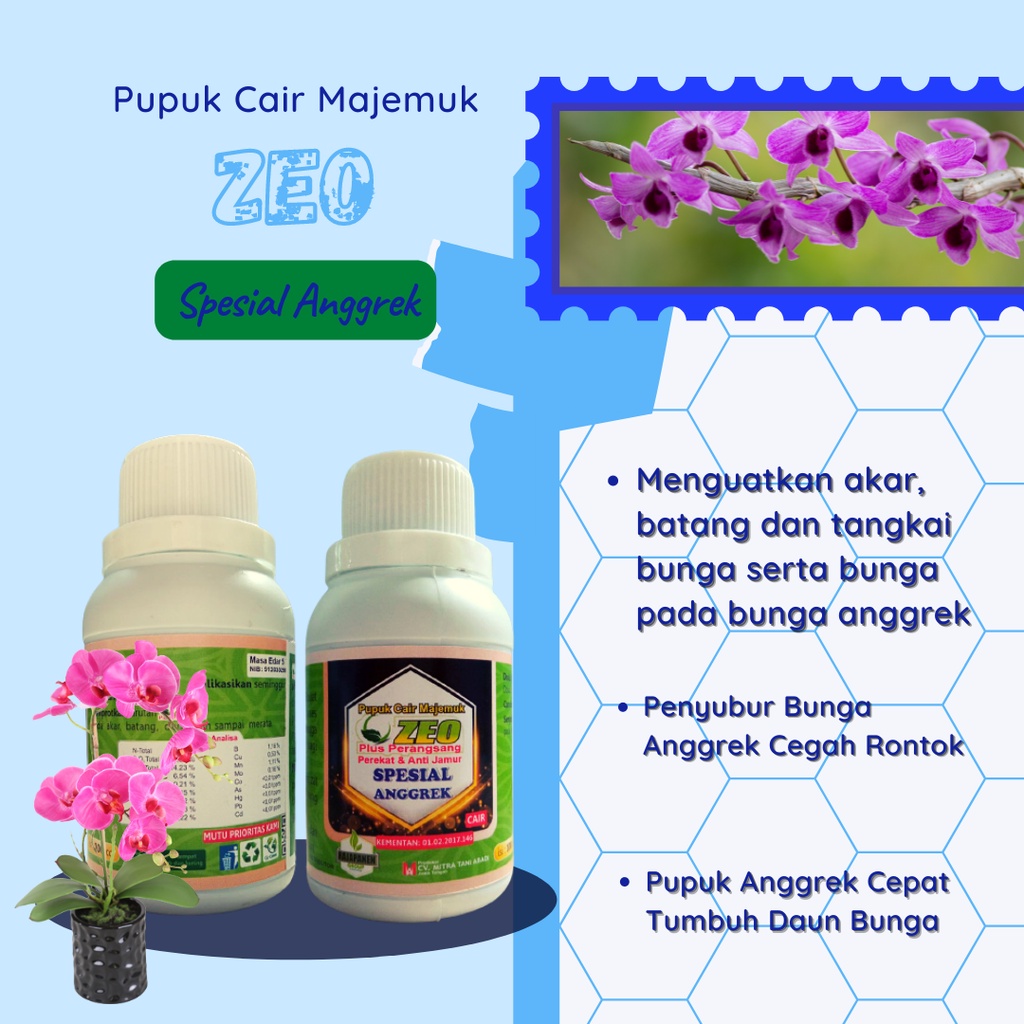 Jual TERBAIK! Pupuk Anggrek Alami ZEO, Pupuk Anggrek Bulan, Pupuk ...