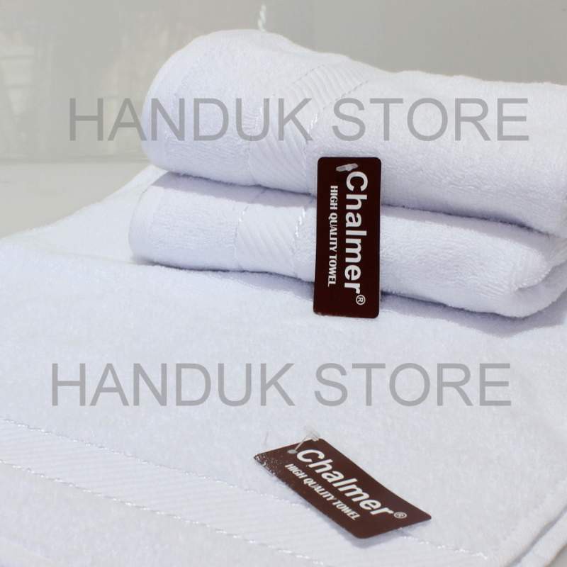 Chalmer Handuk Putih Hotel uk. 70x135