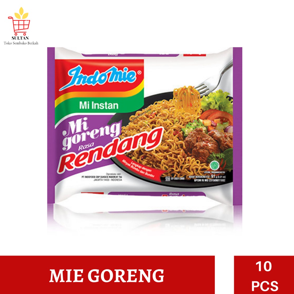 

10 Pcs - Indomie Goreng Rendang