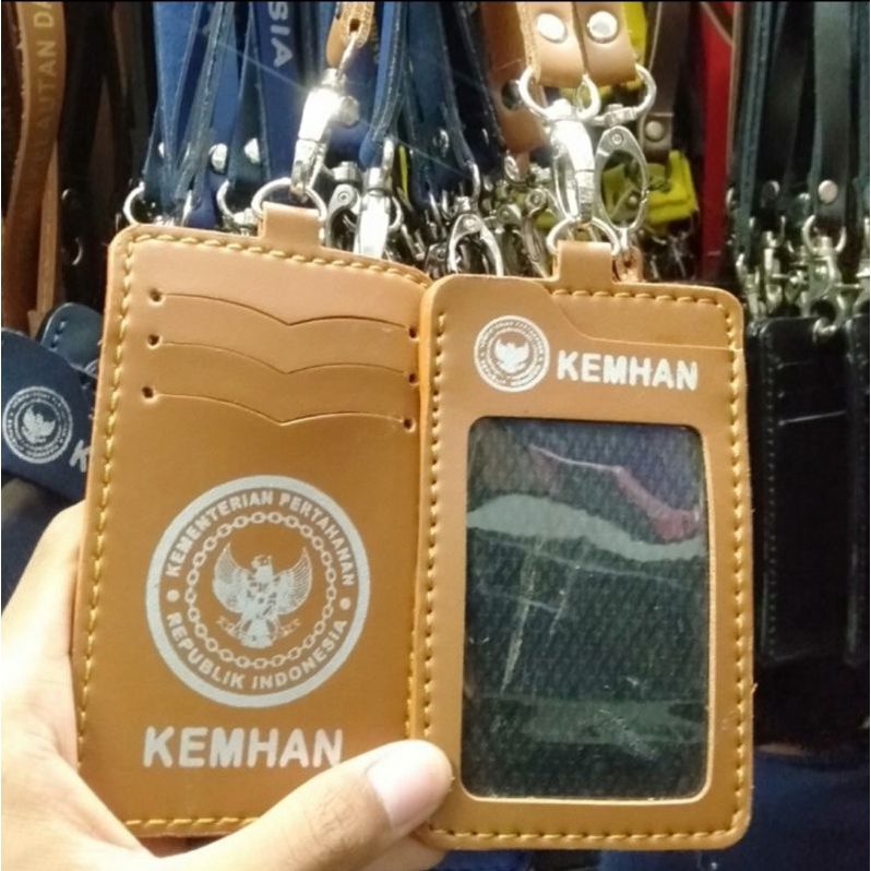 

Name Tag Id Card Holder Logo Kemhan Terbaru
