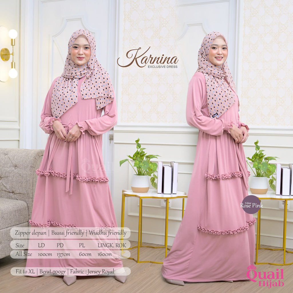 Gamis Karnina Ori Quail Hijab