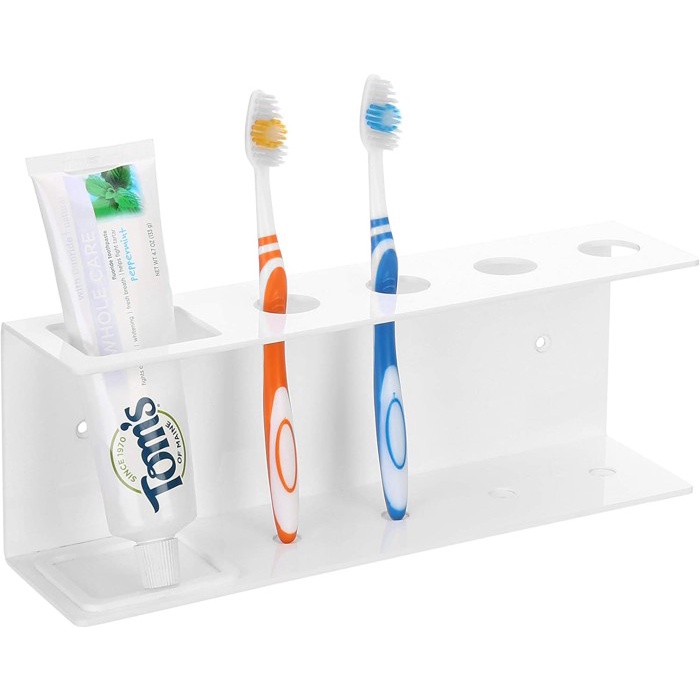 Acrylic Toothbrush &amp; Toothpaste - Tempat Sikat dan pasta gigi Akrilik