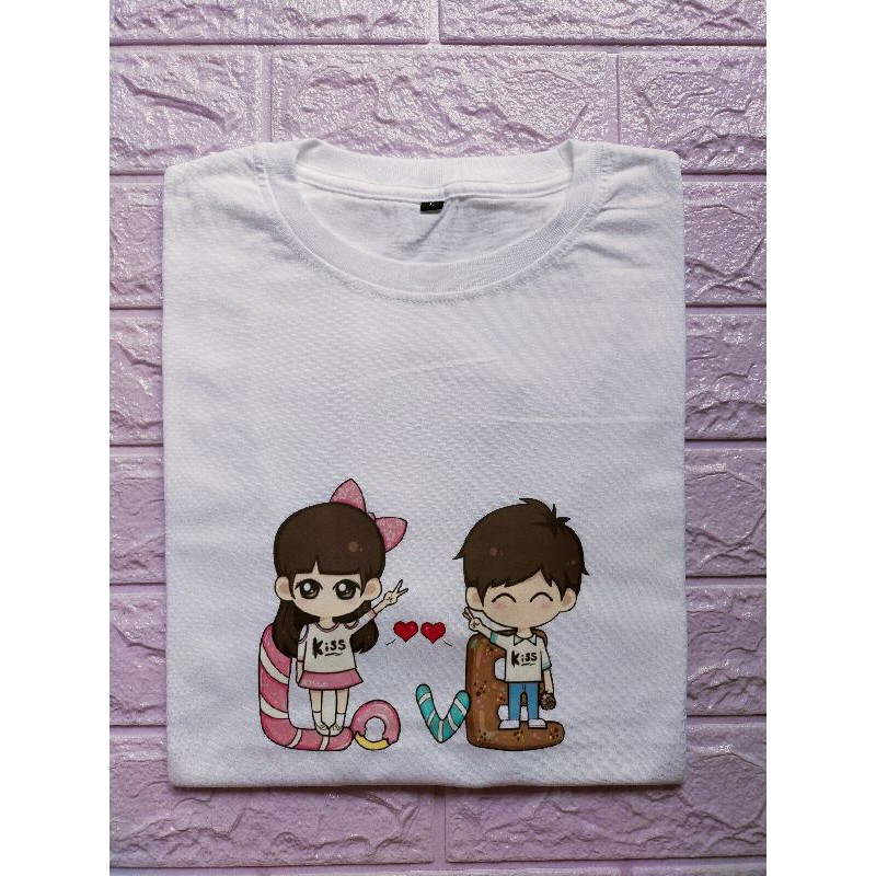 KAOS WANITA/ABG KATUN PREMIUM PROMO MURAH - CHIBI LOVE