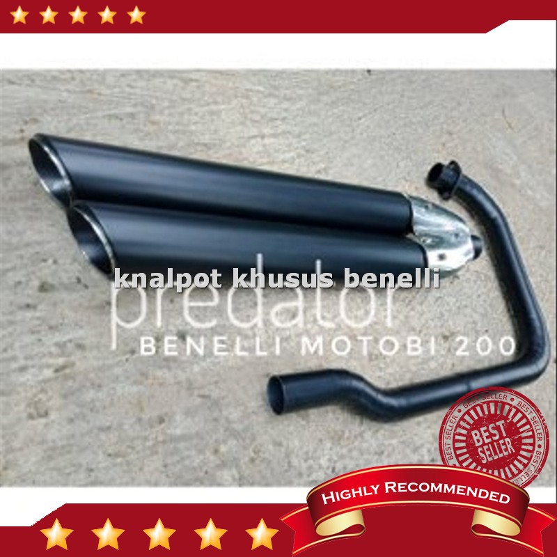 Jual Knalpot Benelli Motobi Evo 200 - Knalpot Benelli Motobi Efi 200