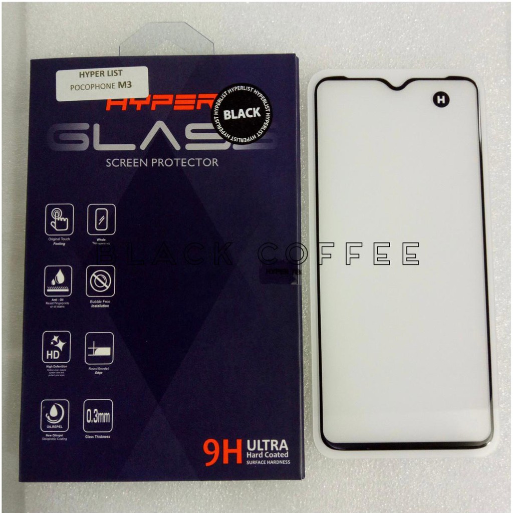 HYPER LIST Tempered glass FULL XIAOMI POCO M3