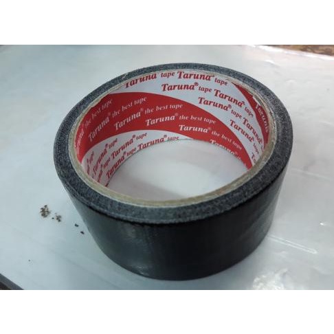 

Lakban kain hitam black 2 inch x 7 meter / cloth tape 44 mm x 7 meter