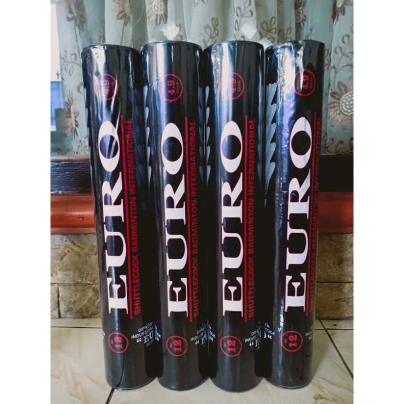 Euro shuttlecock (hitam) // euro hitam
