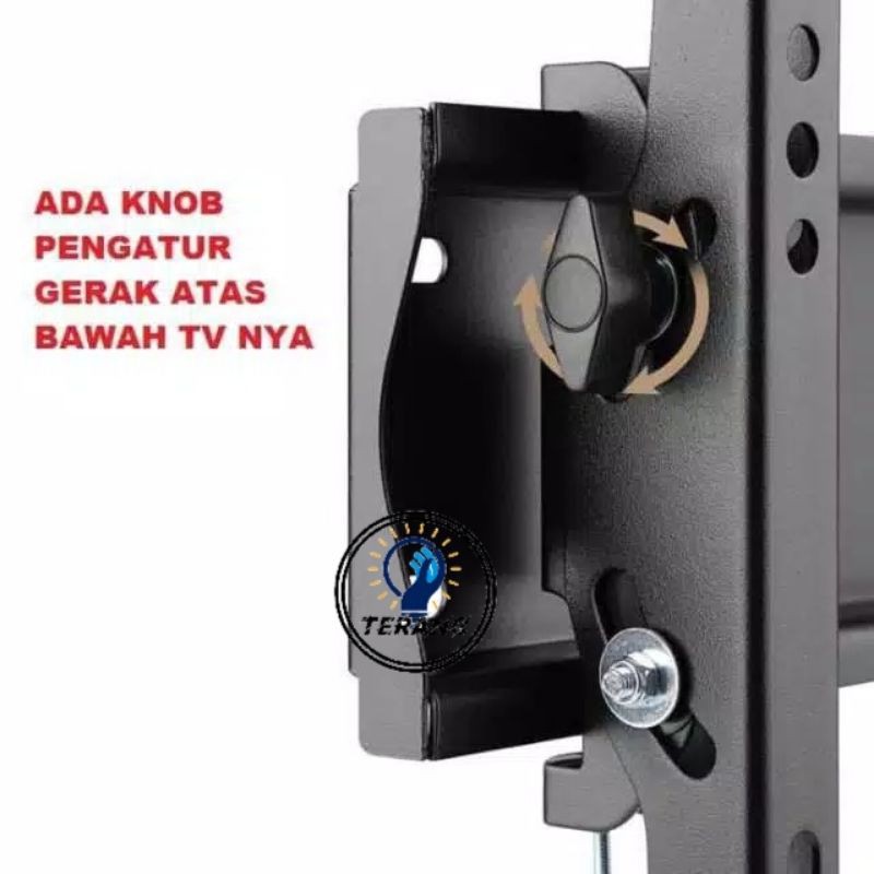 Bracket TV LED LCD 14 - 37 Inch Waterpas 15 17 19 21 22 24 27 29 32 35 37 in-6