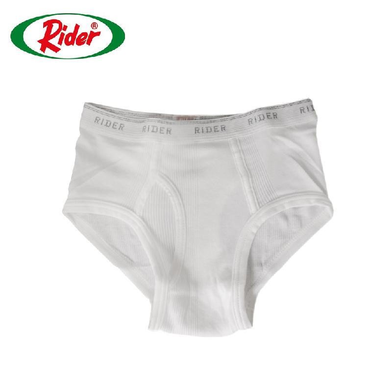 3 Pcs Celana Dalam Rider Putih R125B Pria Dewasa | R 125 B CD Laki Laki Pakaian Dalam Underwear | Sguna Grosir