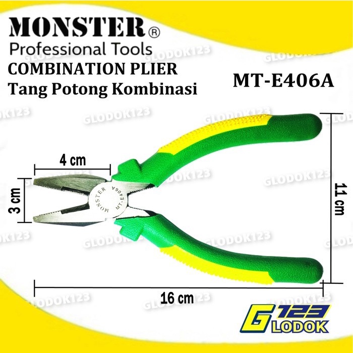 Tang Kombinasi 6 inch MONSTER MT-E406A