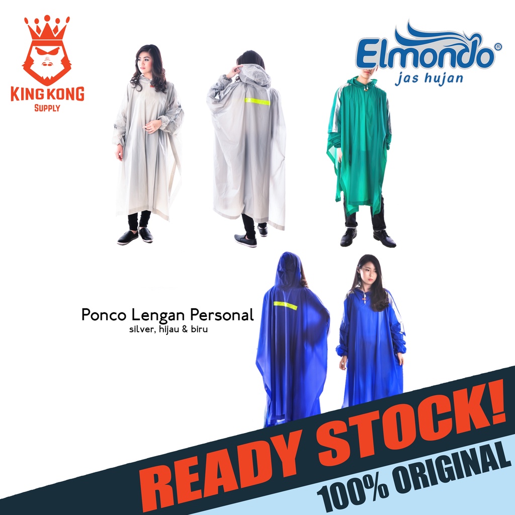 Jas hujan jubah / jas hujan Ponco Personal Elmondo 710  - EPC 710