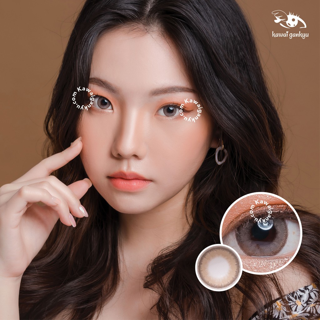 KawaiGankyu softlens - Princess luna natural cacao (1botol)