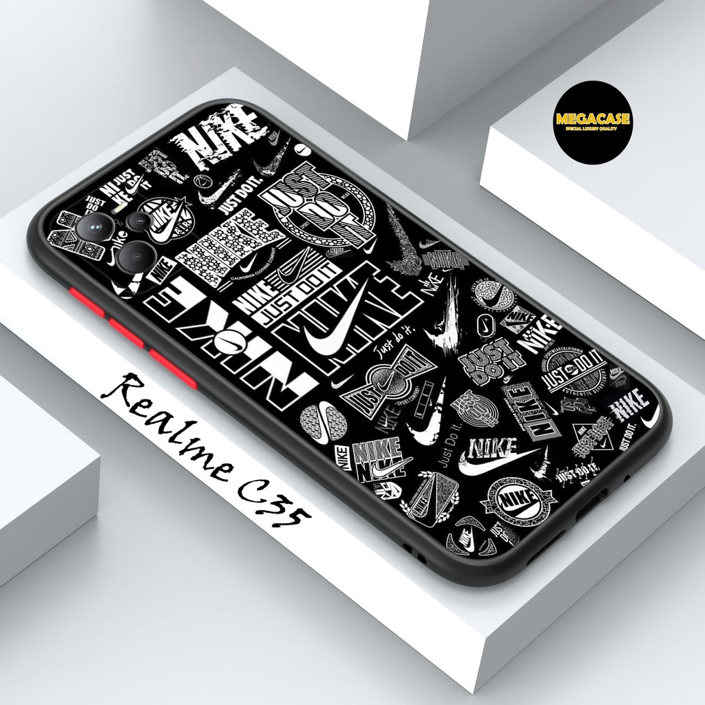 Megacase - Case Nike Realme C35 / C21Y 8i NARZO 5A 50i  GT MASTER REALME 3 PRO REALME 5 PRO REALME 6