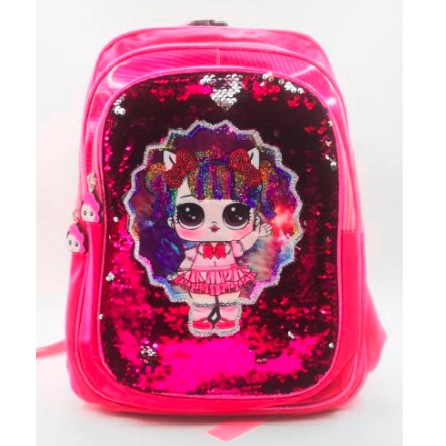 [ BAJ ] TAS Ransel anak SD / SMP  murah import girls sequin lampu lol unicorn / 8168 grosir Termurah - TA043