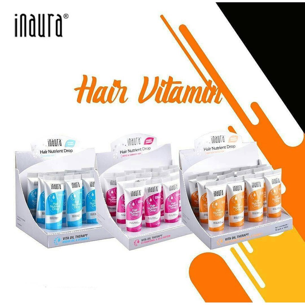 Inaura hair nutrient drop vitamin rambut 10ml