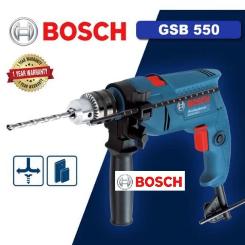 MESIN BOR BOSCH GSB 550 13MM