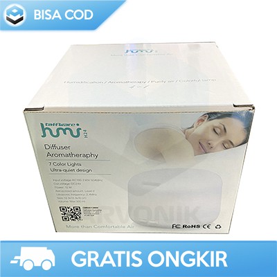 AIR HUMIDIFIER AROMATHERAPY 300ML TAFFWARE HUMI H24 REMOTE CONTROL