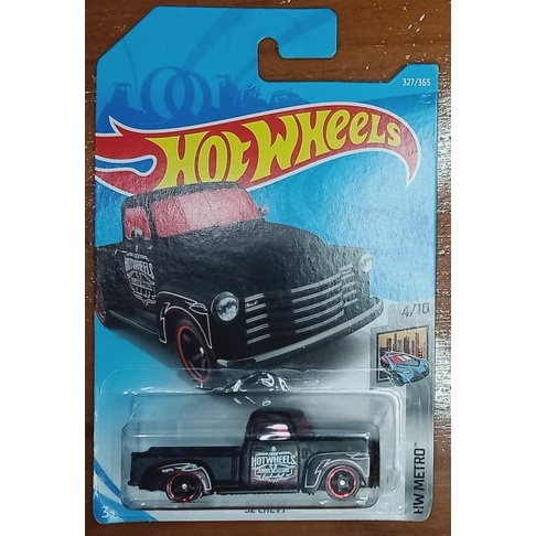HOTWHEELS 52 CHEVY 2018 BLACK HW METRO