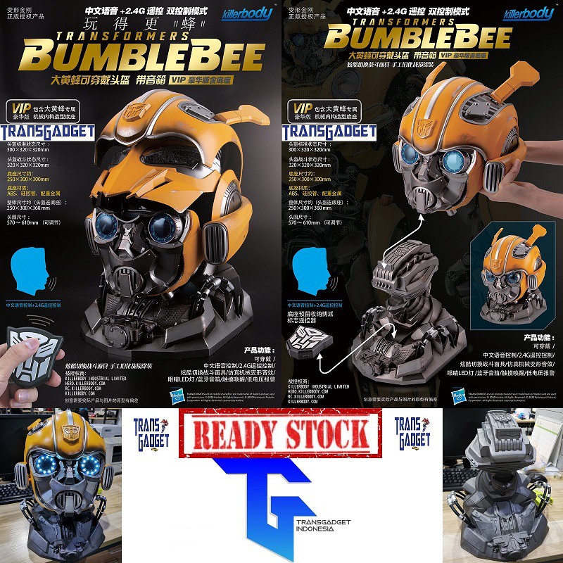 Jual HASBRO Killerbody Wearable BumbleBee 11 Helmet Deluxe VIP