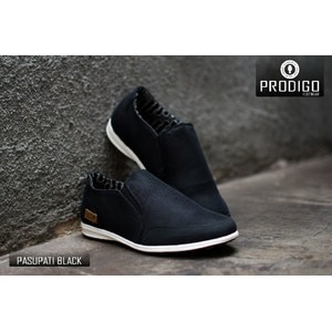 SEPATU PRODIGO PASUPATI BLACK | PRODIGO FOOTWEAR | 100% ORIGINAL | SEPATU PRIA | SEPATU SLIP ON