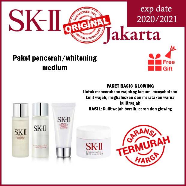 SK-II/SK2 Paket Medium Whitening/Pencerah promo