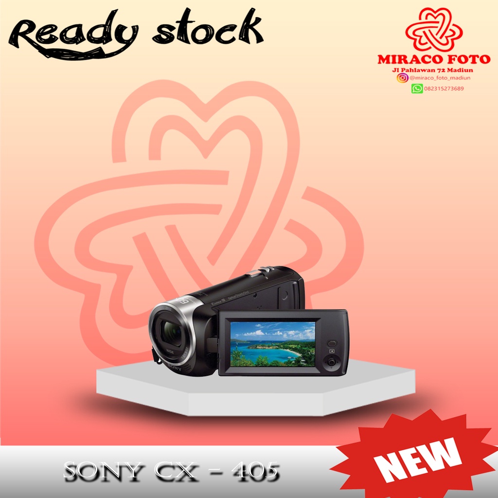Camcorder Sony CX 405 ; HDR-CX405 ; Kamera Video Handycam Sony CX405