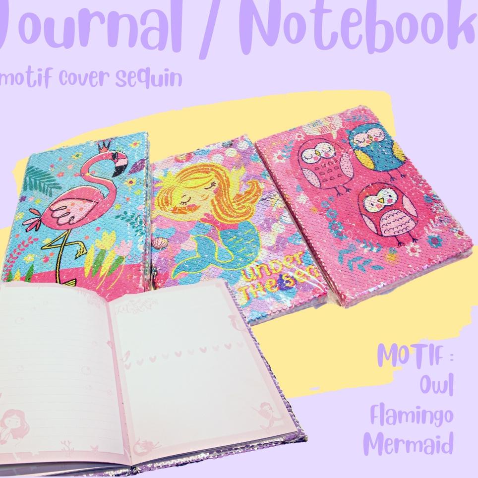 

7GL SALE KJ!! JOURNAL NOTE BOOK / BUKU DIARY / BUKU CATATAN / JURNAL NOTES CEWEK UNIK A5 SQUIN MOTIF UNICORN / FLAMINGO 2080➜☠ (Terkini)Seller ➜