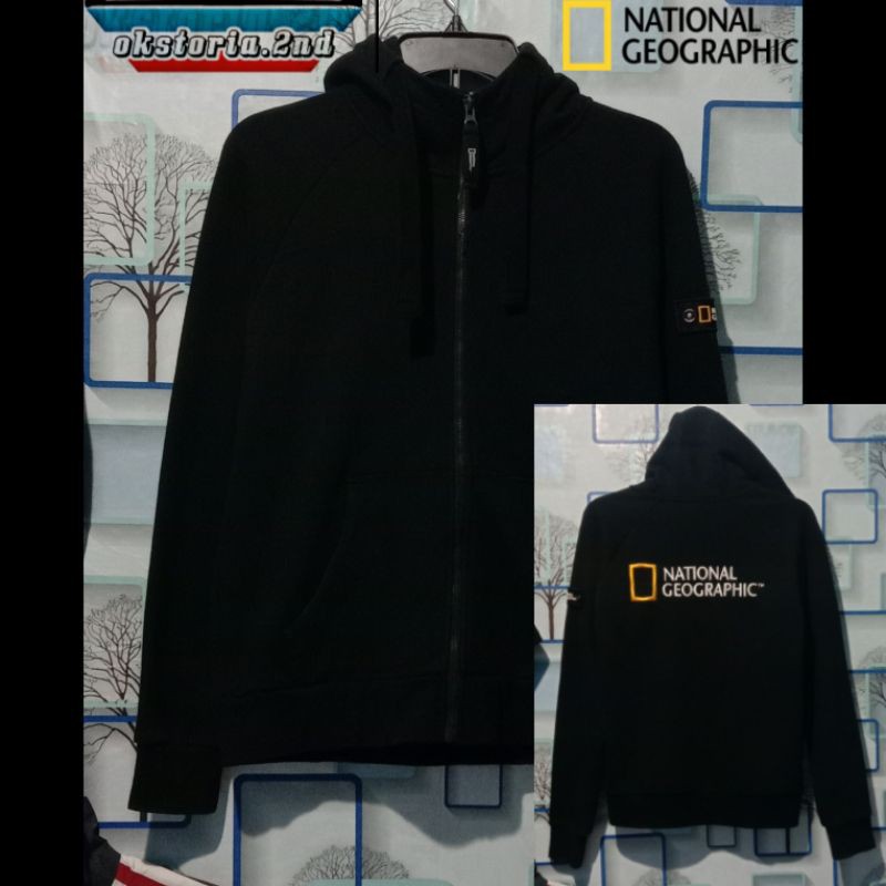 jaket hoodie zip National geographic original