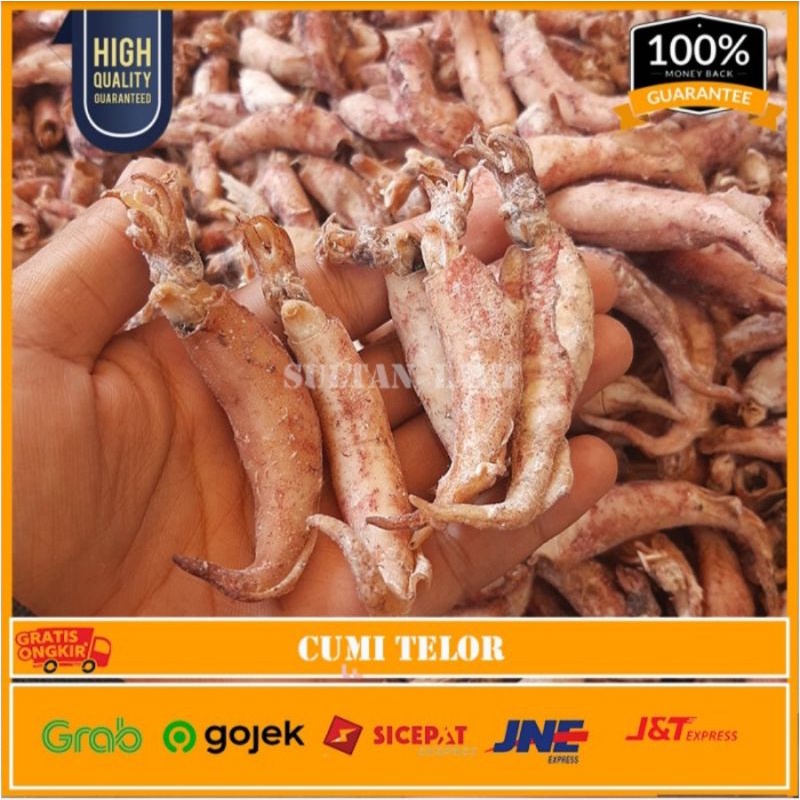 

Cumi Asin Telor Telur Asin Kering Super Premium Grade A 1 Kg / 500 Gr