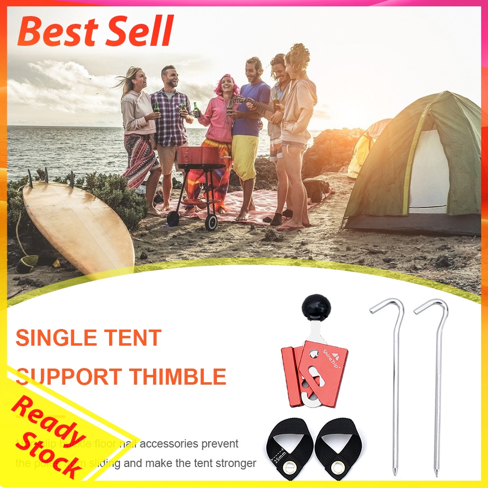 Tent Canopy Strut Pole Thimble Ground Nail Adjustable Top Support Connector