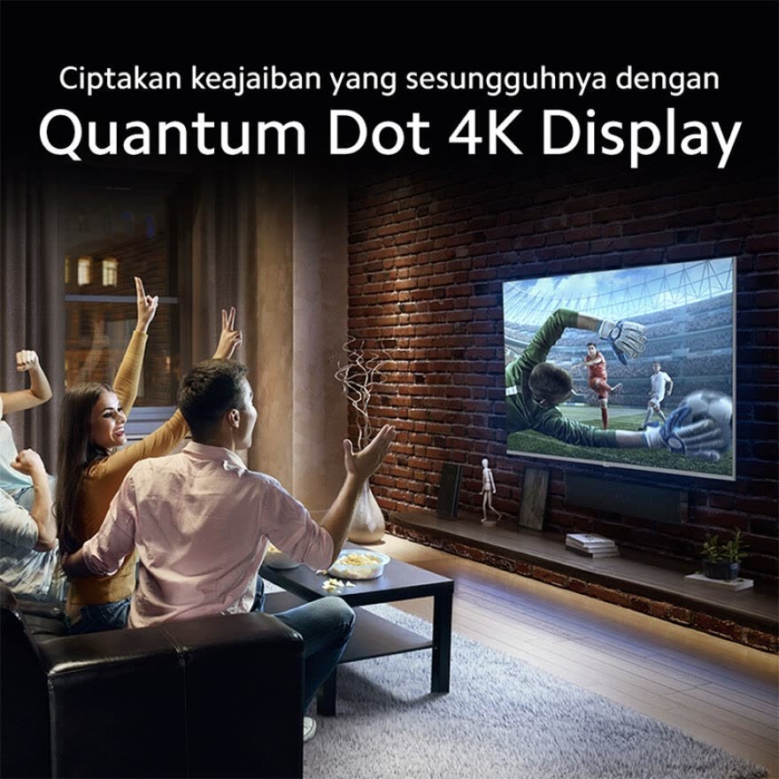 Mi TV 4 55&quot; Bezel-less 4K Smart TV Android (Xiaomi 55 inch Resmi TAM)