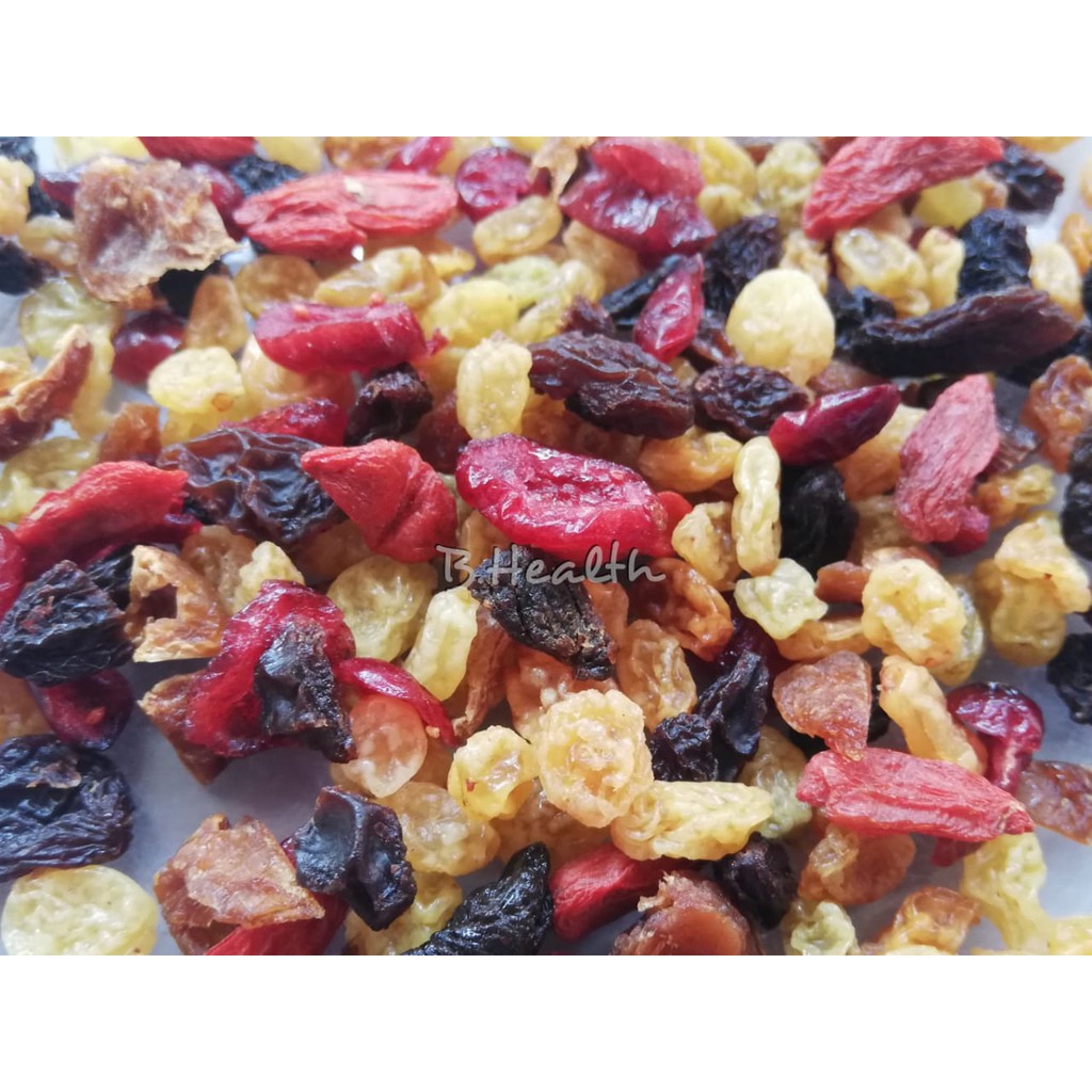 

Natural Dried Mixed Fruit No Sugar Added No Preservatives Mix Fruit Buah Kering