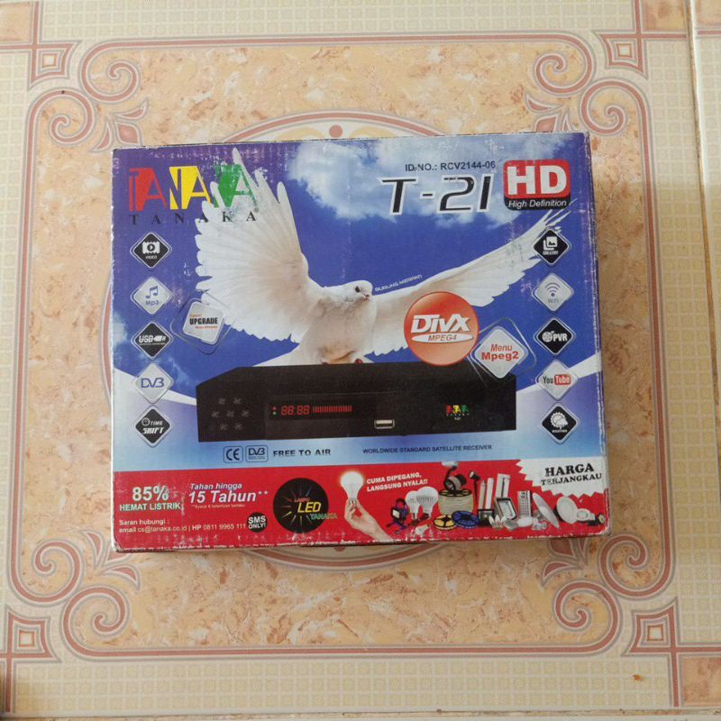 Receiver Tanaka T-21 Merpati Guoxin Up Sw Hellobox-6605S