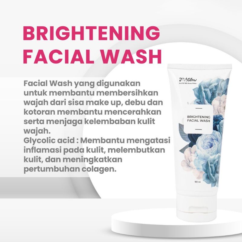 Jglow Skincare Paket Super Whitening Glowing Paket Perawatan Wajah Kecantikan Bpom-4