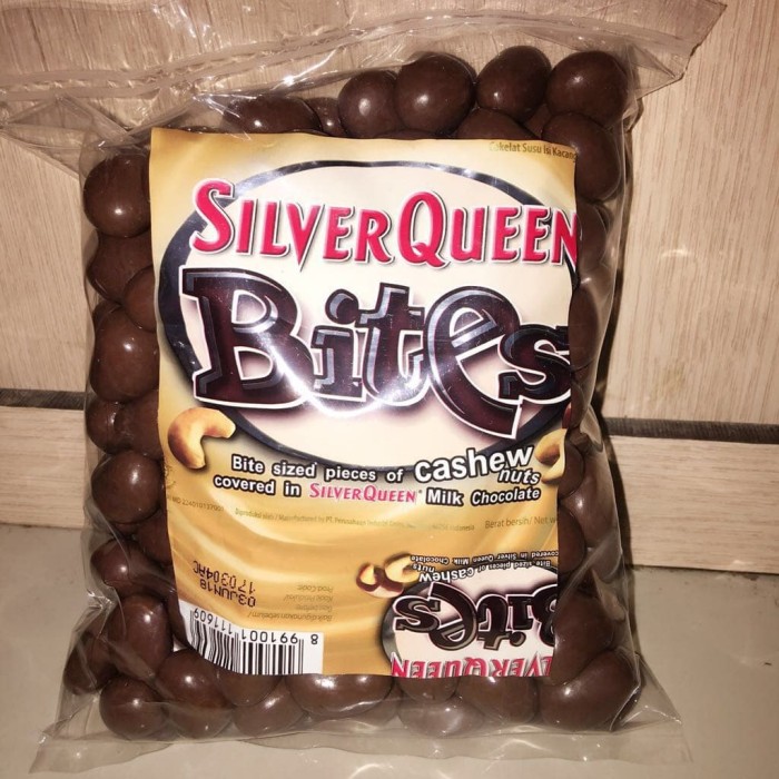 

Coklat Delfi Silverqueen Bites 250g - mede dark