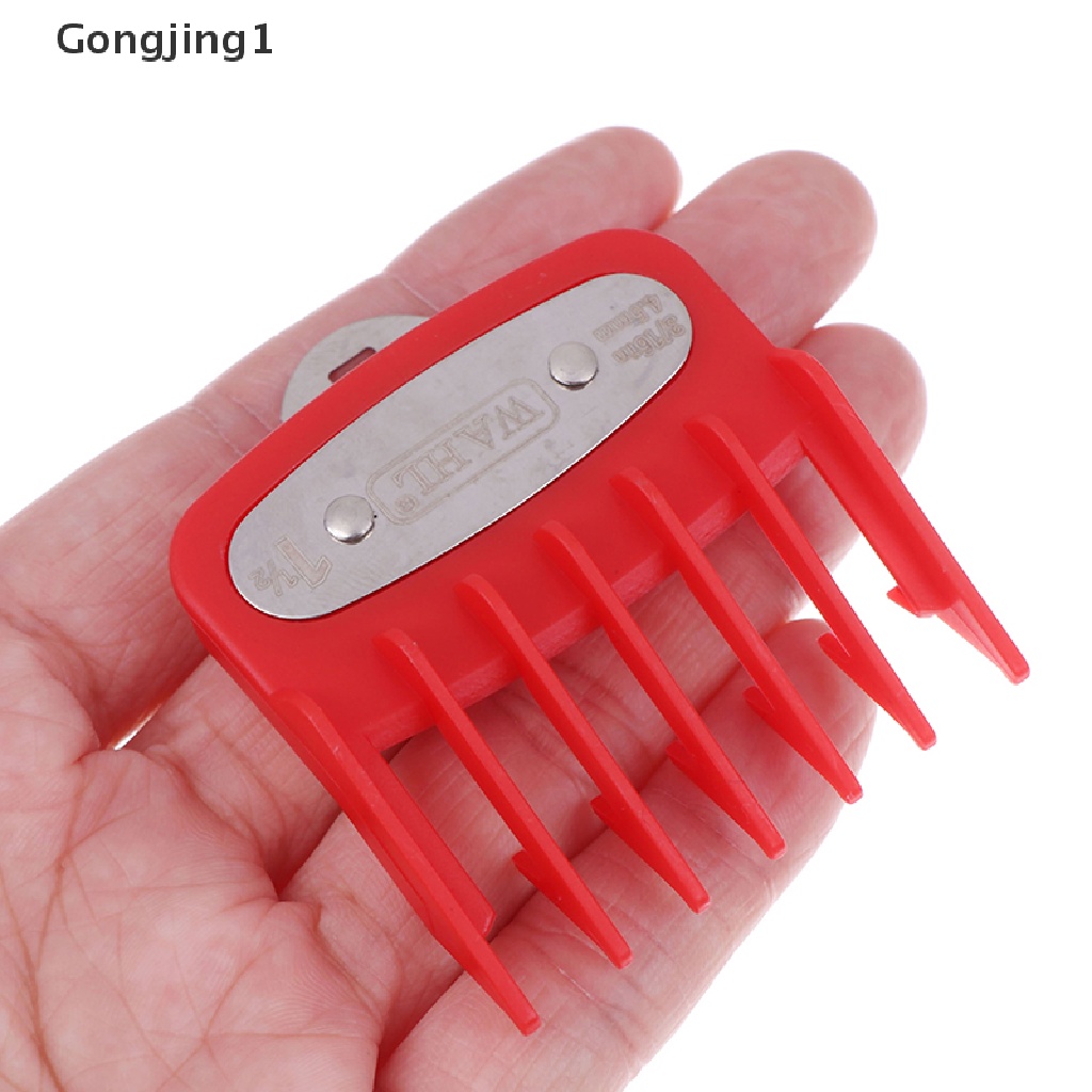 Gongjing1 Set Sisir Panduan Ukuran 1.5mm + 4.5mm Dengan Holder Metal Untuk Clipper