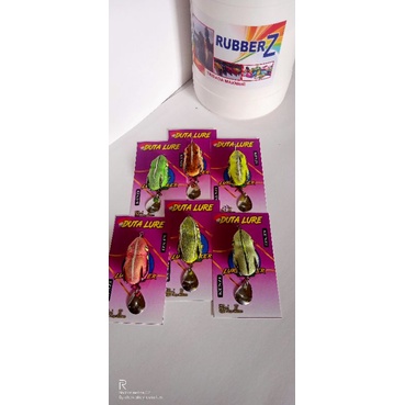 soft frog/umpan karet hand made duta lure double hook kenzi