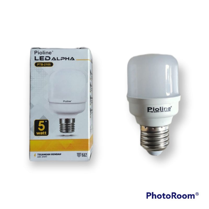 lampu LED bohlam 5 Watt pioline alpha