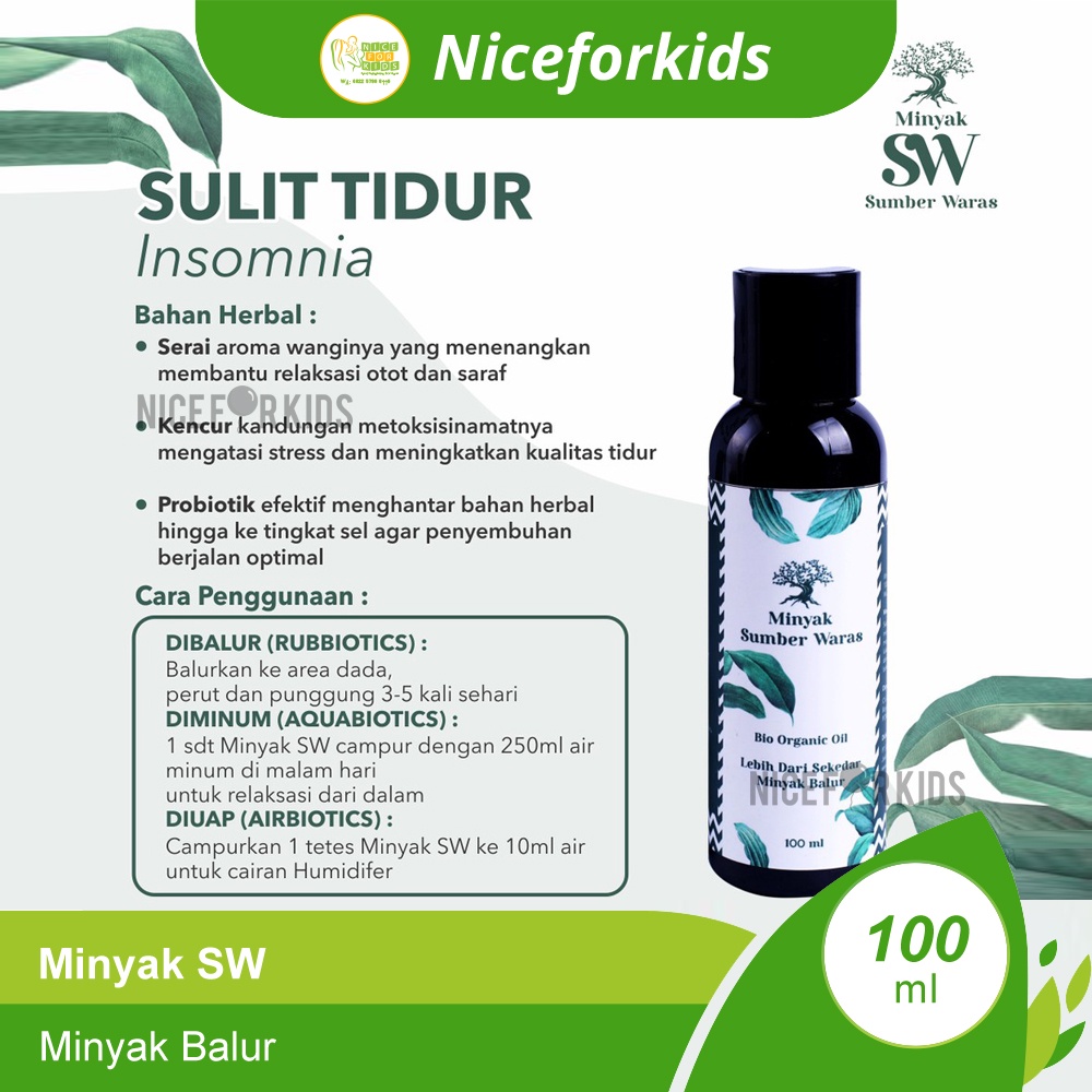 Sumber Waras Minyak Balur 100ML / MInyak Balur SW 100ML