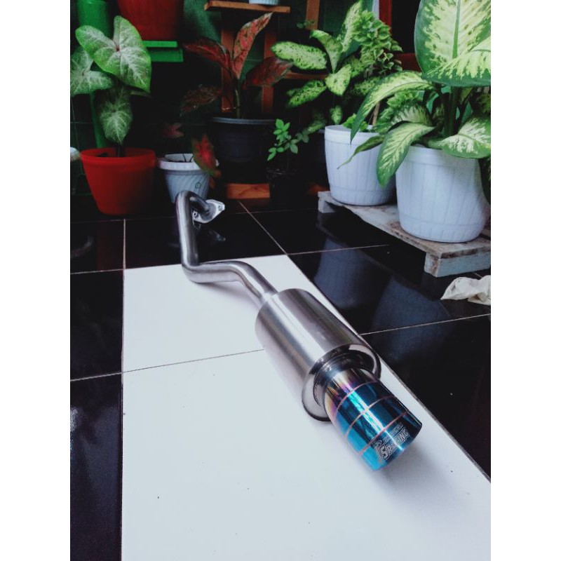 Bolt on Honda Jazz RS GK5 GE8 muffler JS Racing suara gahar