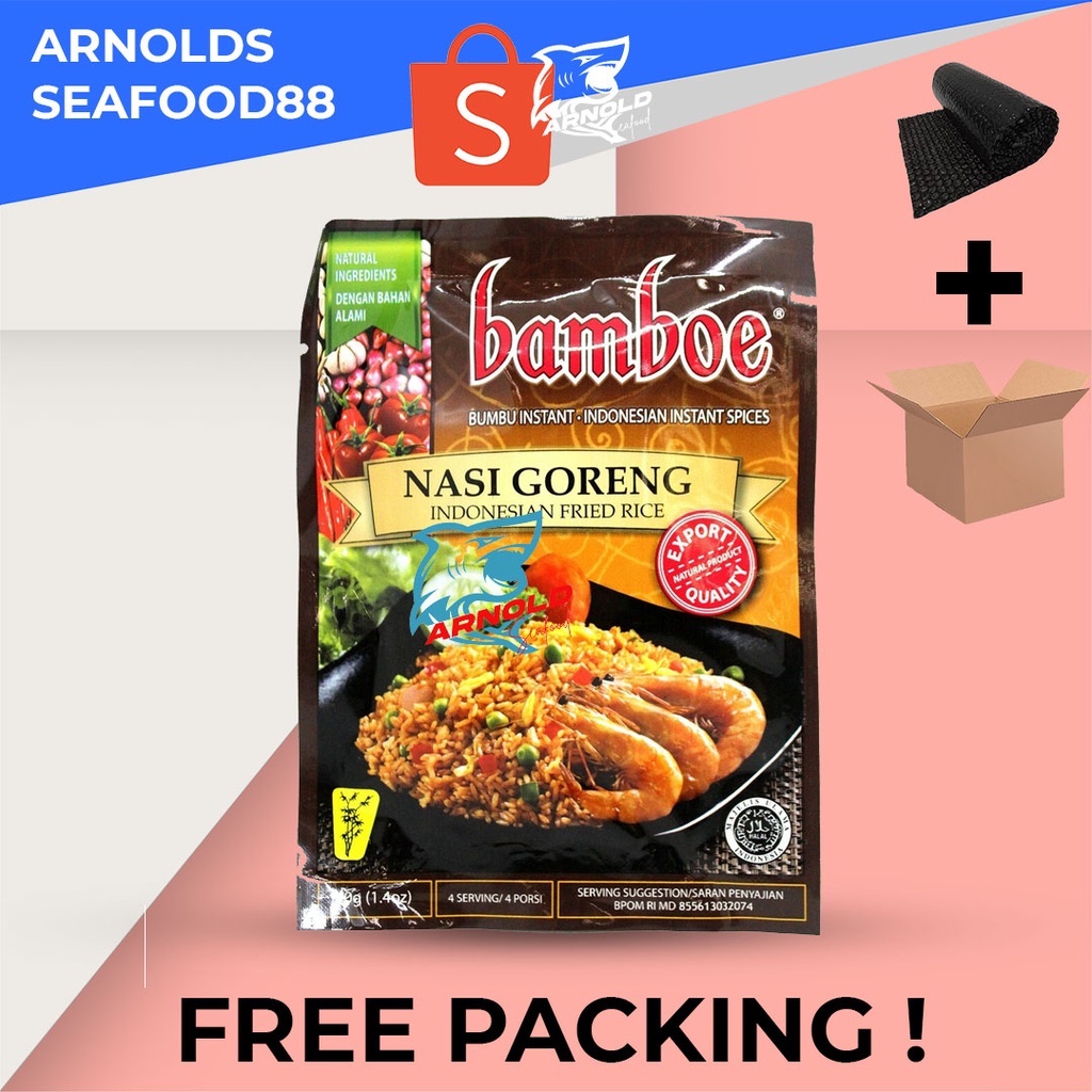 

Bamboe Bumbu Nasi Goreng 40g / Indonesian Fried Rice Instant Spices
