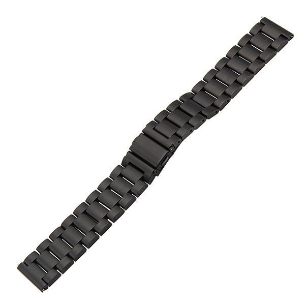 GS8i Stainless Steel Strap Watch Band 3 Pointer For Samsung Gear S3 - Black Or-i